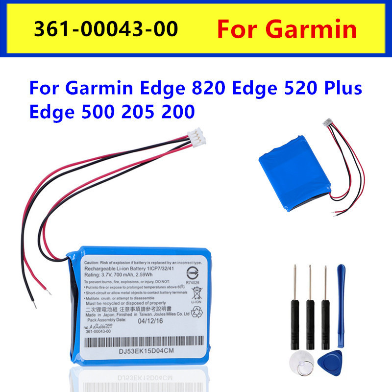 Original 361-00043-00 Replacement Battery For Garmin Edge820 Edge 520 Plus Edge 500 205 200 Edge 820