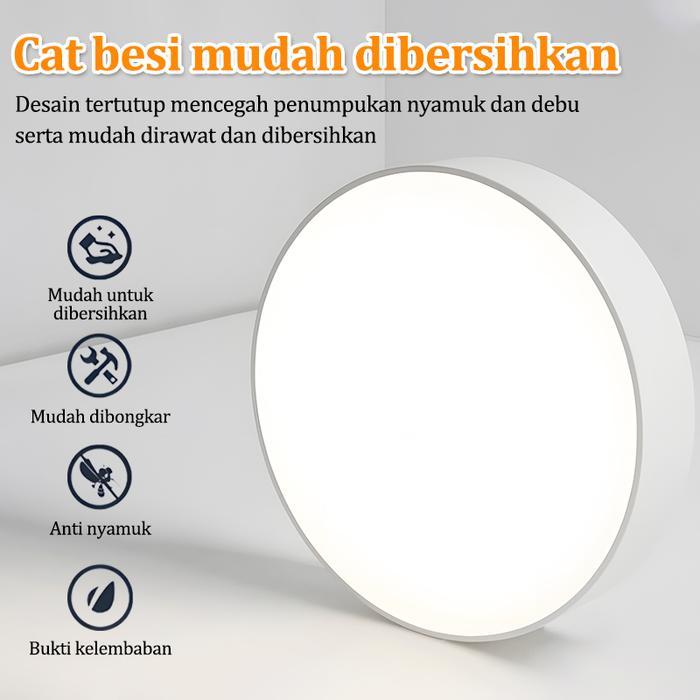 COD LAMPU PLAFON MINIMALIS 3 WARNA 12W REMOTE CEILING LAMP PLAFON RUMAH LAMPU LED