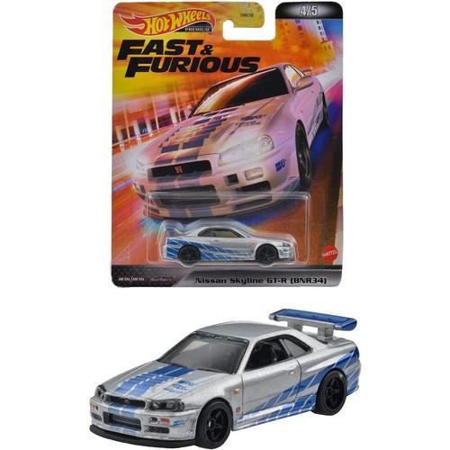 9796 NISSAN SKYLINE GT-R BNR34 R34 HOTWHEELS FAST AND FURIOUS DIECAST