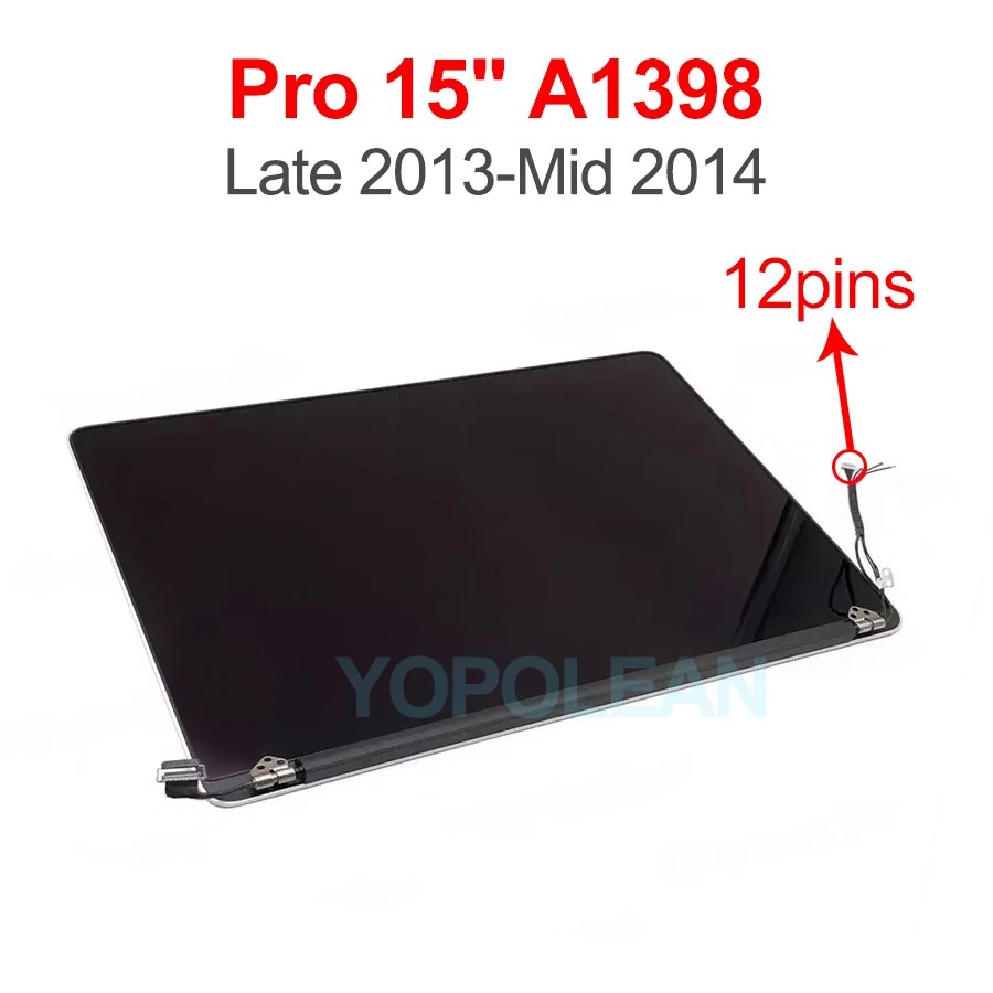 Original Full LCD Screen Display For Macbook Pro Retina 13" 15" A1398 A1425 A1502 LCD Screen