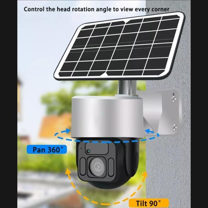 Camera CCTV 4G Cell Solar Panel Surya Outdoor