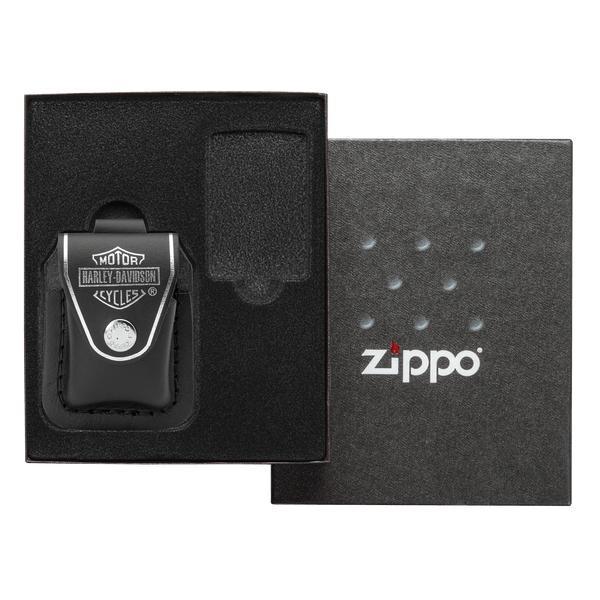 Zippo Harley Davidson Lighter Pouch Gift Set - All Materials
