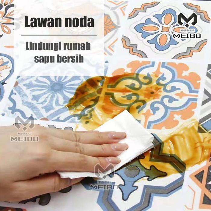 Karpet Lantai Motif Kayu / Karpet Lantai Roll Vinyl Roll/ Vinyl Gulung Panjang Dekorasi Lantai Motif