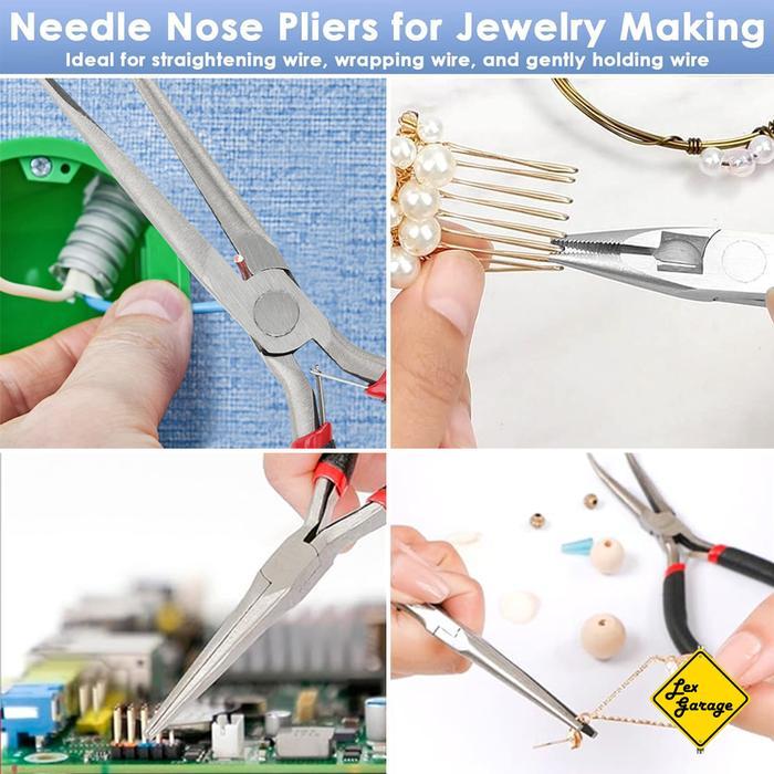 "New" Tang Lancip Mini Tang Cucut Kecil Panjang Kombinasi Mini Plier