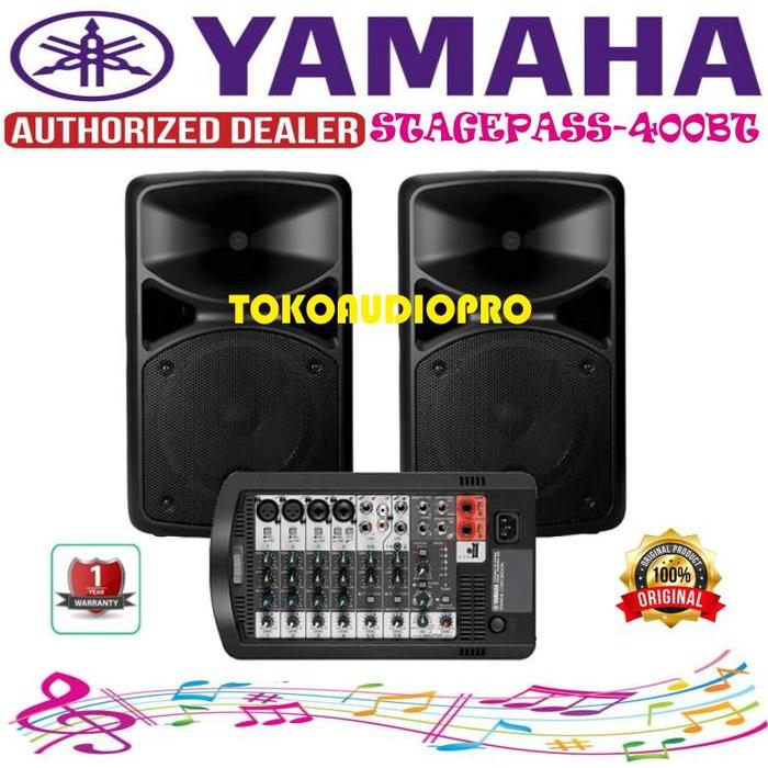 Speaker Yamaha Stagepas 400Bt Speaker Aktif Portable Pa System With Bluetooth Co