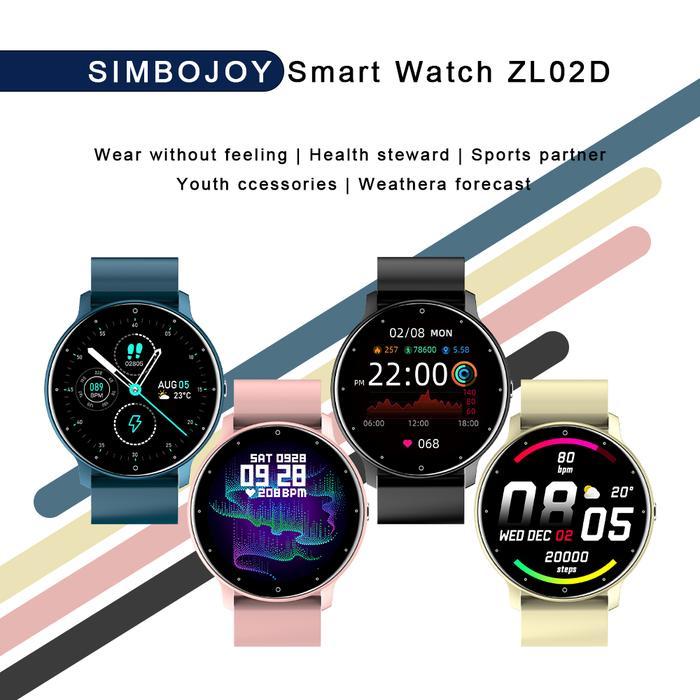 BIDEN Smart Watch Pria Full Touch Screen Phone Call Wireless Charge