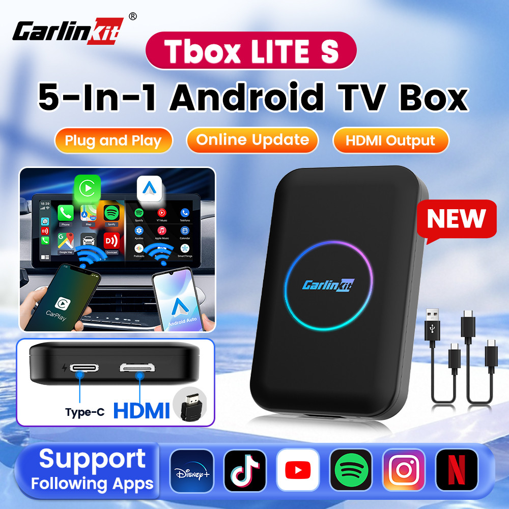 CarlinKit Android TV Box Wireless Adatper Lite s Wireless Dongle CarPlay Android auto for IPTV