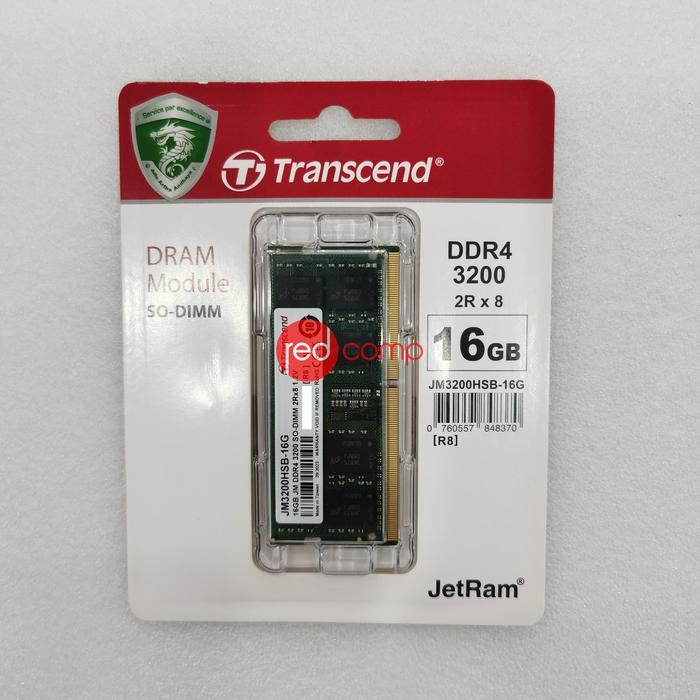 Transcend JetRam DDR4 16GB 3200 MHz SODIMM (JM3200HSB-16G)