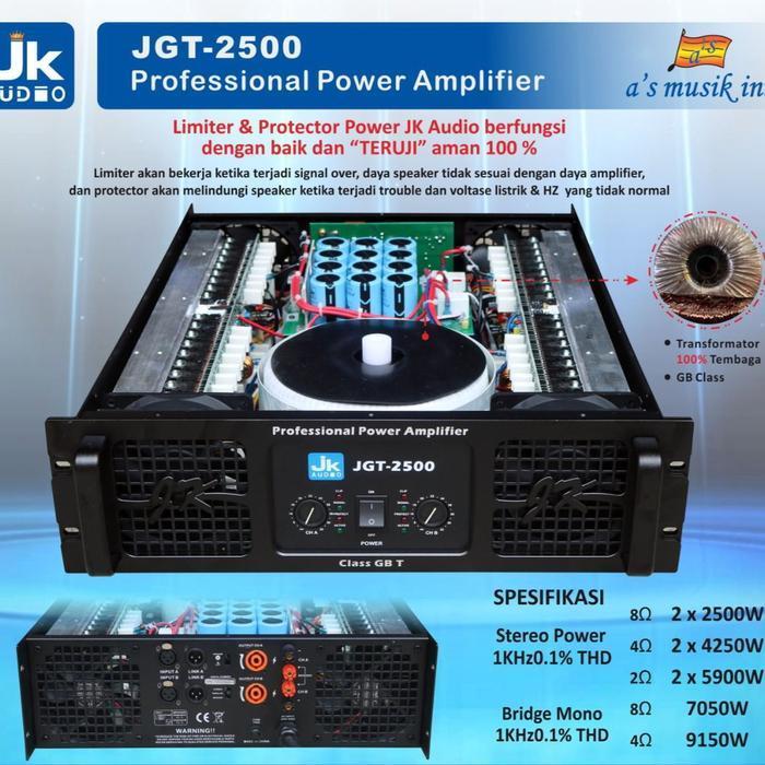 Power JK Audio JGT 2500 Class GB / Power Amplifier 2500 watt