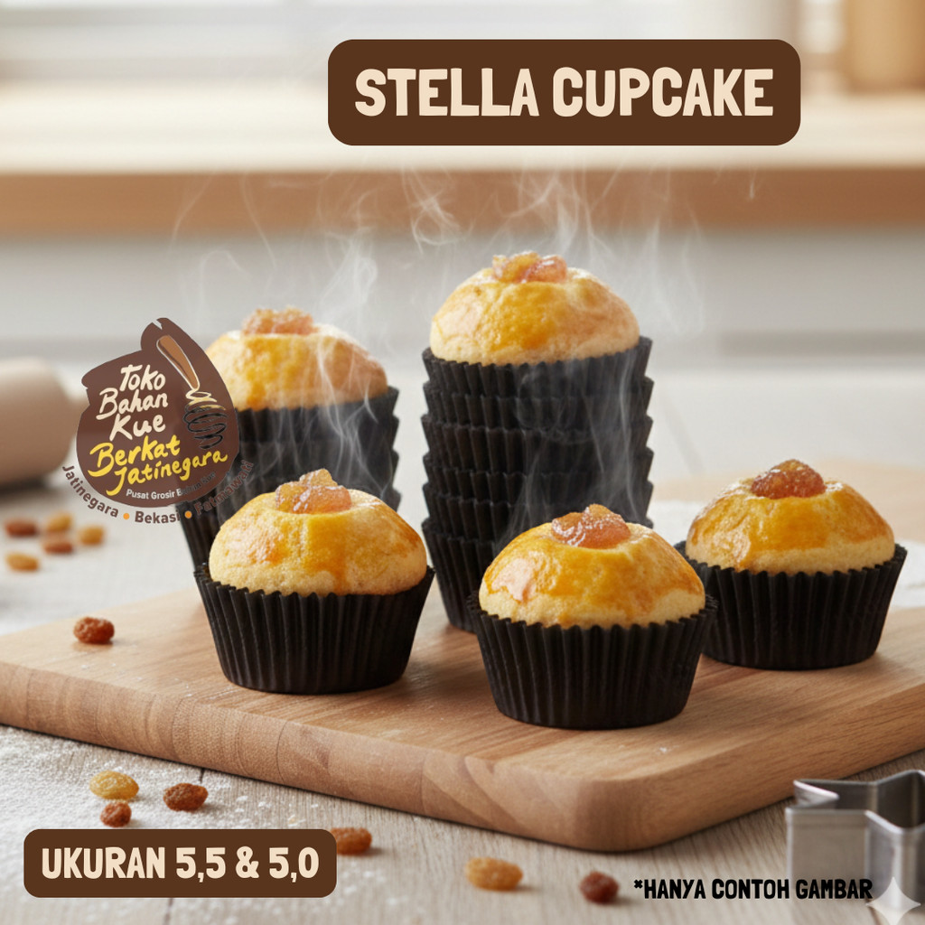 STELLA CUP NASTAR / CUPCAKE GLASS BLACK/CUP NASTAR / ROLL