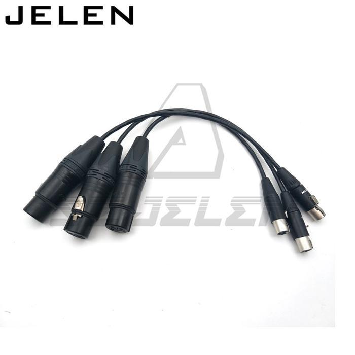 GOOD TA3F 3PIN FEMALE TO XLR 3PIN FEMALE FOR SOUND DEVICES 688/788 , SOUND DEVICES XL2 TA3-F TO XLR