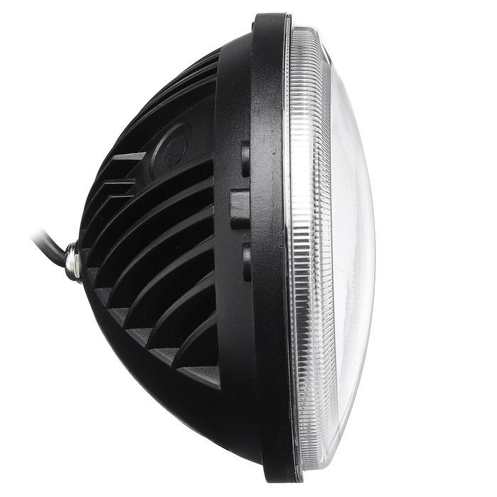 7 `` LAMPU LED BULAT UNTUK SEPEDA MOTOR JEEP WRANGLER DRL & LAMPU