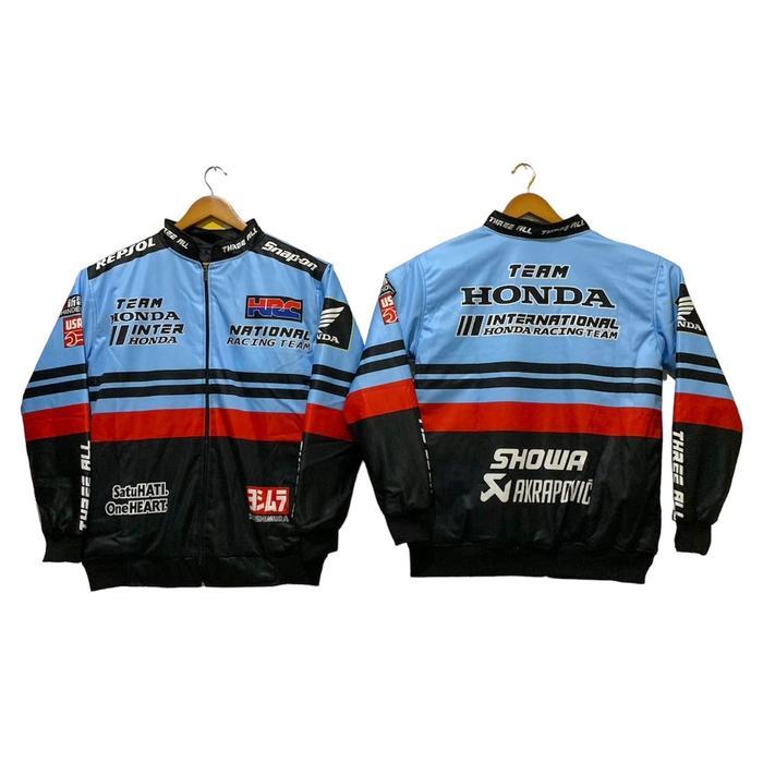 Sale Terlaris Jaket Honda Putih Biru Nascar Vintage Jaket Sunmori Jaket Racing