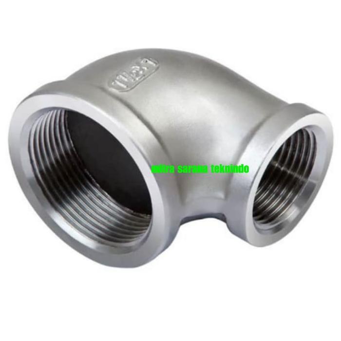 Reducer elbow stainless drat 1 x 3/4"(inch)/V-sok elbow stainless