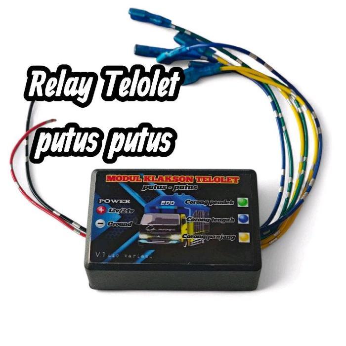 MODUL KLAKSON TELOLET PUTUS PUTUS 3 CORONG ALA MARCO ITALY UNIVERSAL 12/24V AKSESORIS CAR RELAY KLAK