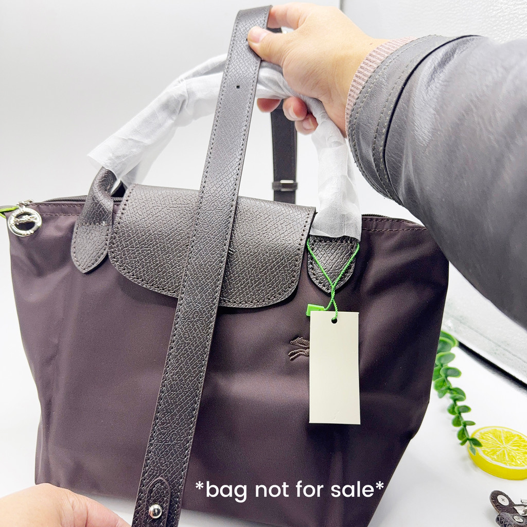 Leather Bag Shoulder Strap for Longchamp Pouch Short Handle MOCHA Small Bag Modification Without