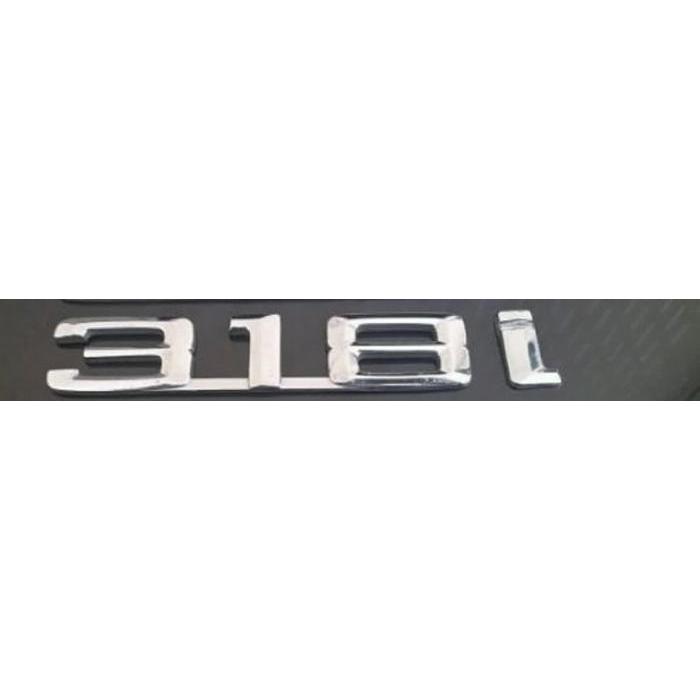 Original BMW E30 318i Badge Emblem Logo Bagasi belakang mobil - EPS