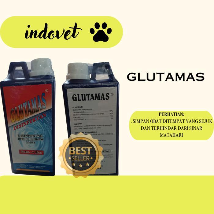 DISINFEKTAN KANDANG AYAM GLUTAMAS 1 LITER