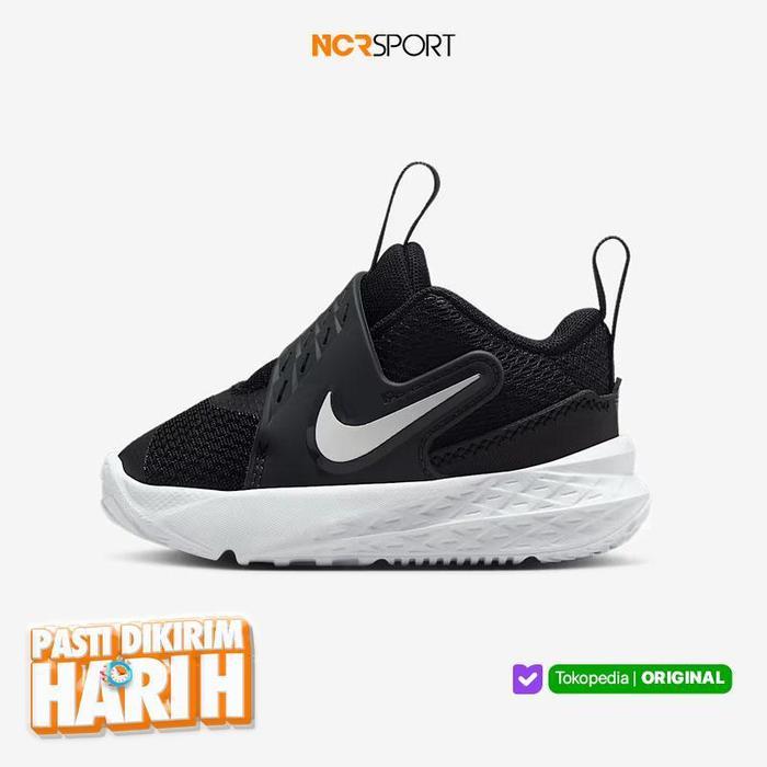 Sepatu Basket Anak Nike Team Hustle D Ps Black - Anthracite - White Original Hf6281-002 Co