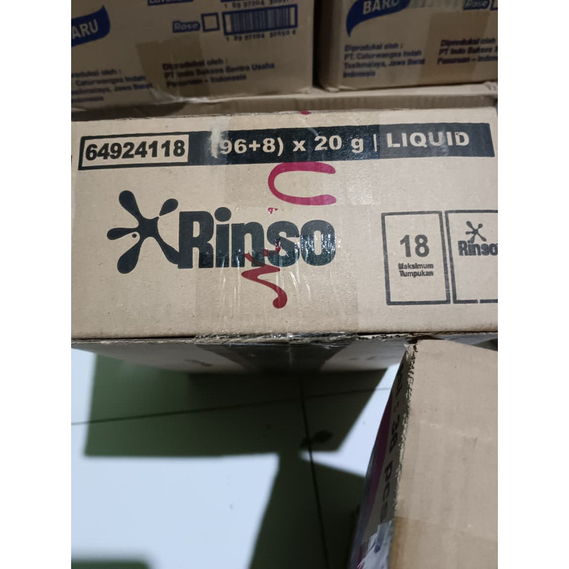 Rinso Cair 500  1 Dus isi 104