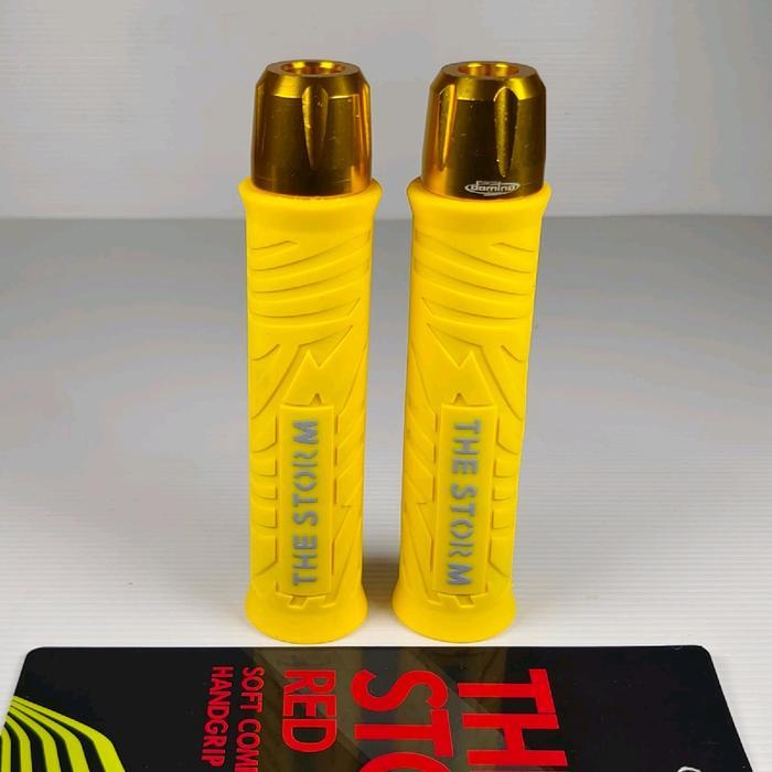 "New" Handgrip THE STORM + jalu stang Hand Grip Motor universal Nmax, Mio , Vario , Vixion , pcx ,