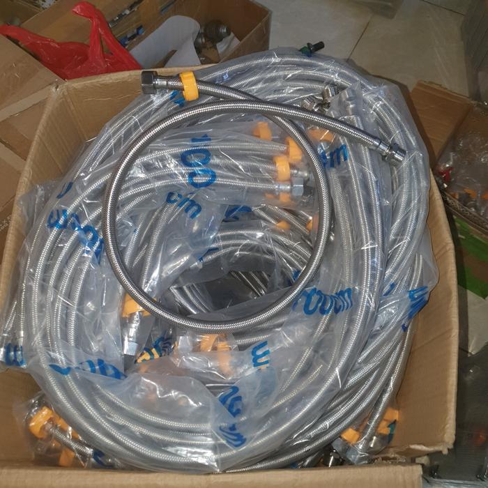 TERMURAH selang air panas water heater 1m stainless 304