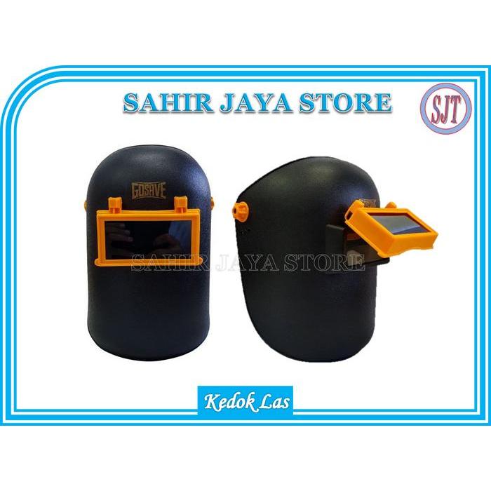 Kedok Las Gosave Face Shield Welding Helmet Topi Las Topeng Las Gosave