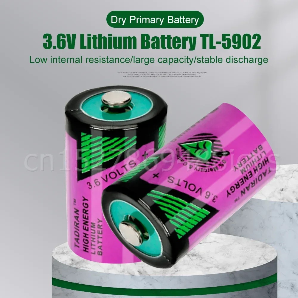 10pcs/lot For TADIRAN TL-5902 3.6V 1/2AA ER14250 LS14250 SL350 14250 Primary Lithium Battery For PLC