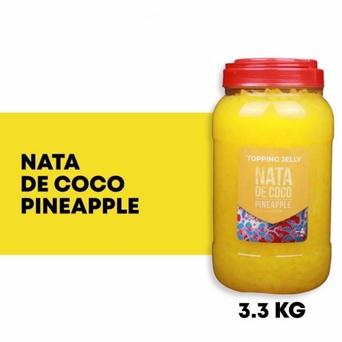 Topping Jelly Nata De Coco Rasa Nanas Jelly Original Itpin 3,3Kg Drink