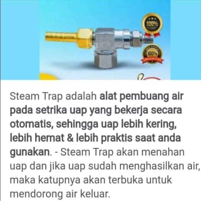 Setrika Uap Presto 8 Liter + Steam Trap/ Setrika Uap Co