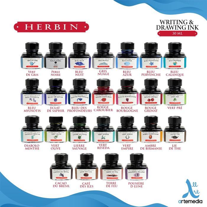 Herbin Writing And Drawing Ink Bottle 30Ml