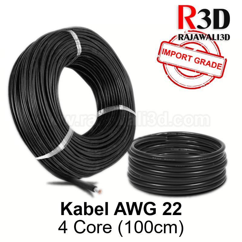Kabel Cable AWG 22 4 Core per Meter