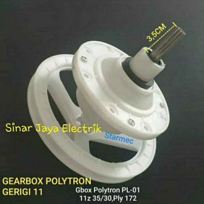 GEARBOX MESIN CUCI POLYTRON 14KG PWM-1401R / PWM-1401G GERIGI 11