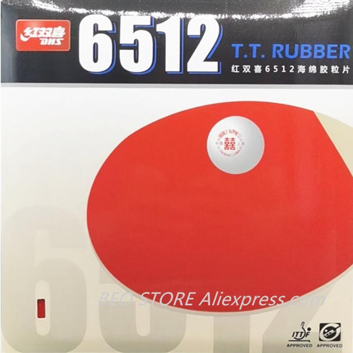 2020 NEW DHS 6512 CLASSIC TABLE TENNIS RUBBER (ALLROUND TYPE) ORIGINAL DHS 6512 PING PONG SPONGE