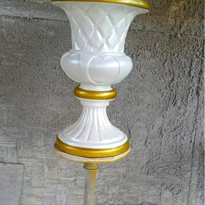 pot dekorasi Bunga meja catering pelaminan dekorasi