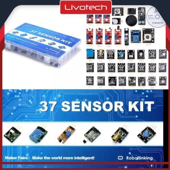 LIVO Sensor Kit 37 in 1 Box + Tutorial Arduino Module