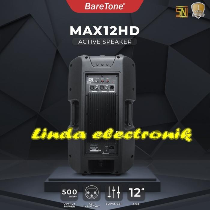 speaker akif baretone max12hd baretone max 12hd max12 hd 12'' 1 buah