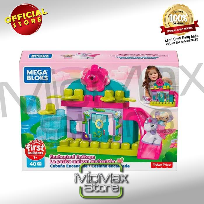 Mega Bloks First Builders Lil' Fairies Enchanted Cottage Gkx80
