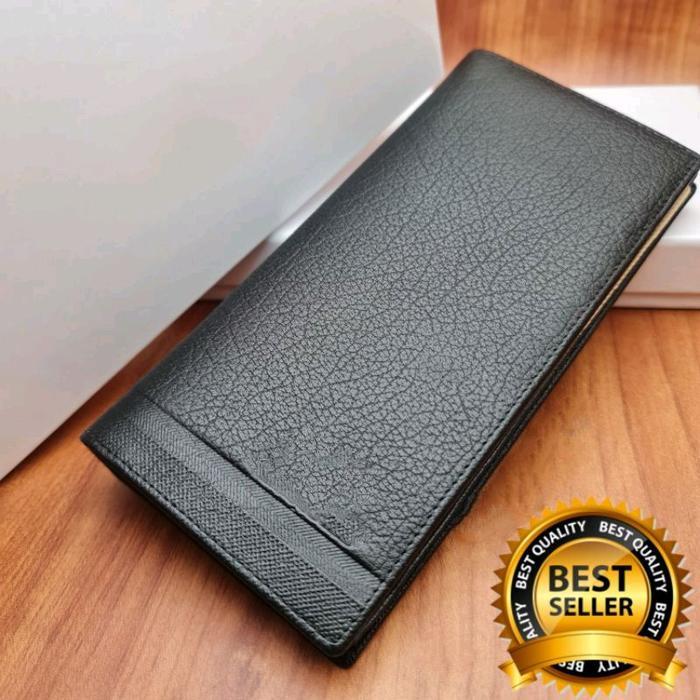Eiger Wallet - Dompet Panjang Pria Kulit Asli Dompet Kartu Hitam