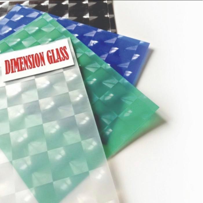 Fiber Pagar Dimensi Hitam / Fiber Pagar Plastik Motif Dimensi Hitam