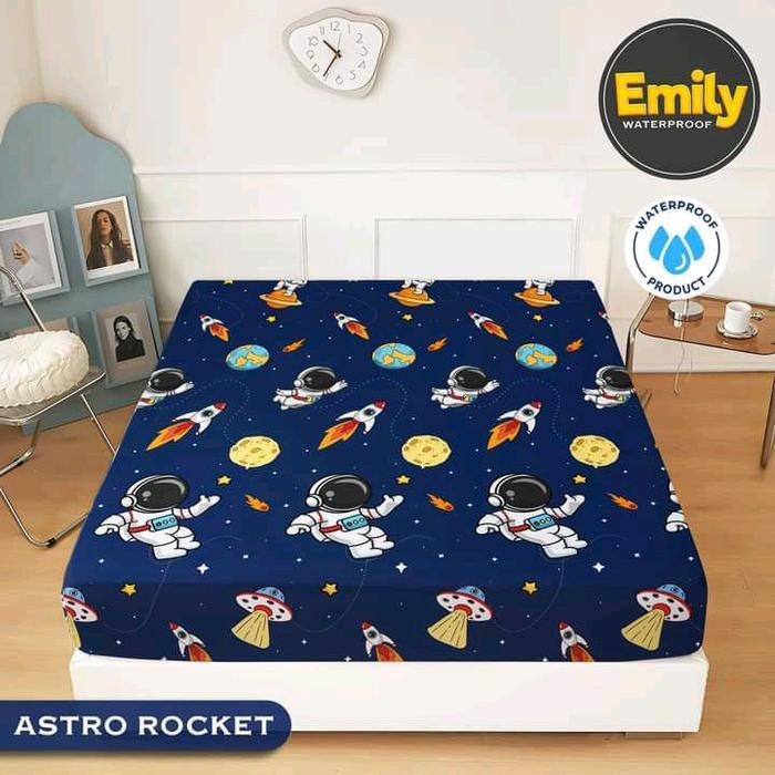 Sprei Waterproof Motif Uk. 150x200x20