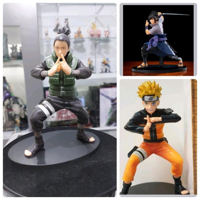 NARUTO SHIKAMARU SASUKE FIGURE PVC