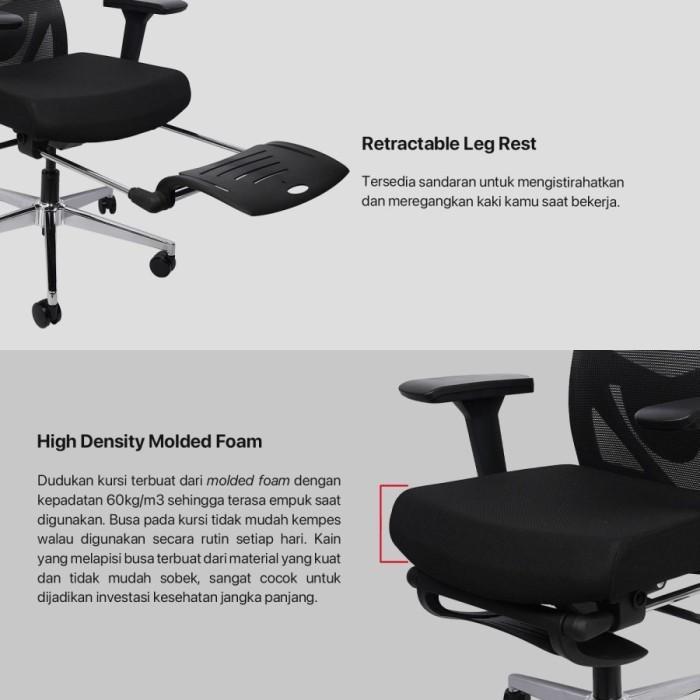 Fantech Oca259 Pro / Oca-259 Pro Kursi Kantor Kerja Office Chair