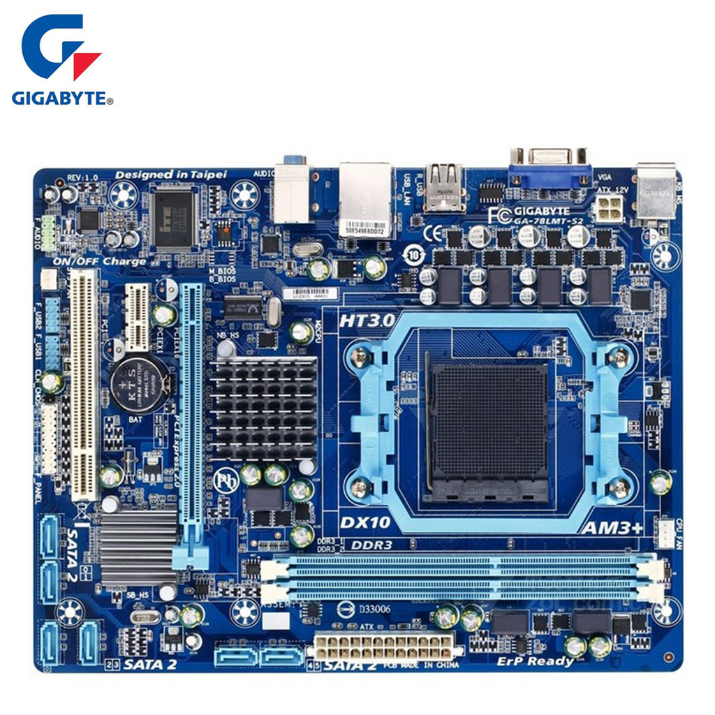 Gigabyte GA-78LMT-S2 Motherboard For AMD 760G DDR3 USB2.0 16G Socket AM3+/AM3 78LMT S2 Desktop Mainb