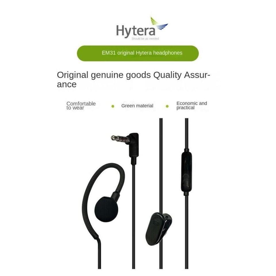 HYTERA EM-31 HANDSFREE HT S1 PRO ORIGINAL BARU EARMIC EARSET HYT S1PRO EM31 EARPHONE