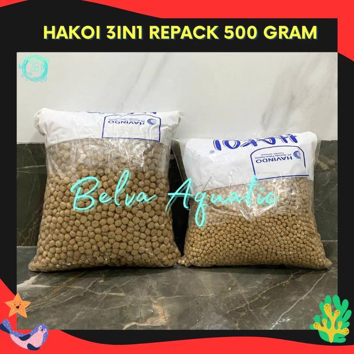 Hakoi 3In1 Pakan Ikan Koi Repack Pakan Ikan Hias Air Pakan Ikan Repack