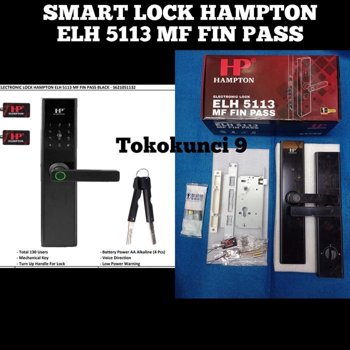 Kunci Digital Hampton Elh 5113 Mf Pass Fin Smart Lock By Dekson