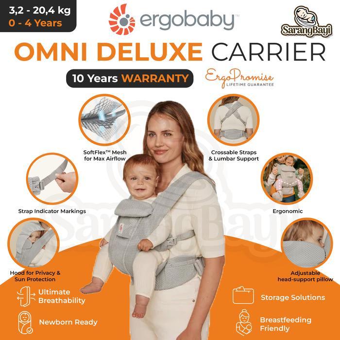 Ergobaby Omni Deluxe Baby Carrier / Gendongan Bayi Ssc
