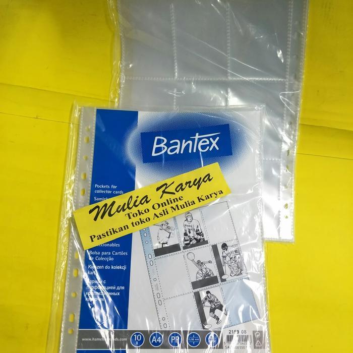 Collector Card Pocket Bantex 2159 A4 / Pak Kantong Album Foto Card A4