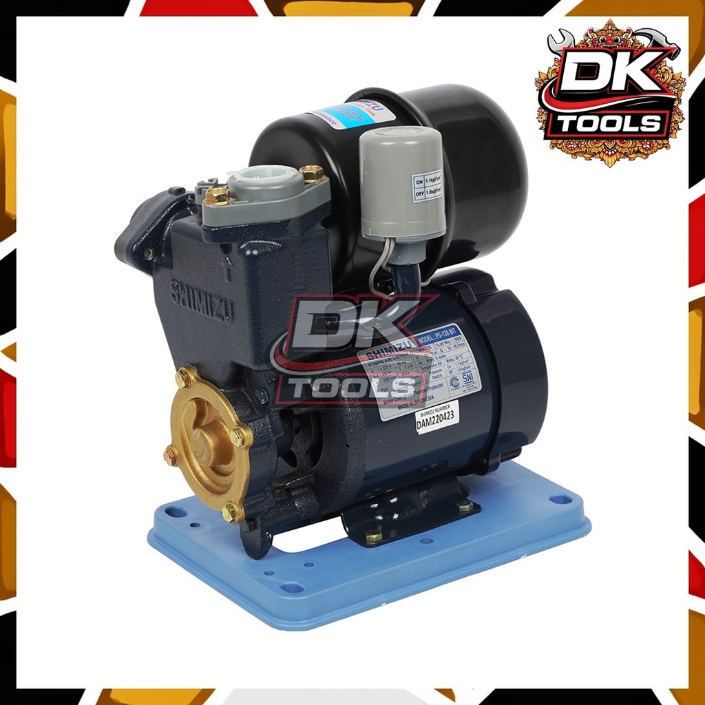 Shimizu Pompa Air Otomatis PS 130 Sumur Dangkal 9 Meter - Pompa Air Sumur Dangkal Otomatis